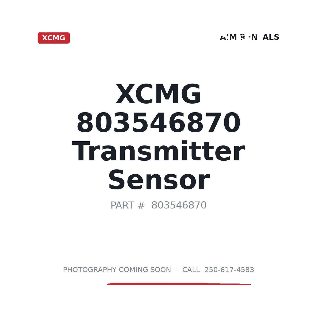803546870 XCMG Sensor