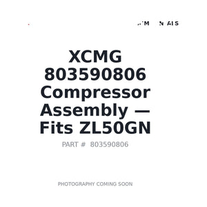 XCMG 803590806 Air Conditioning Compressors | Fits XCMG ZL50GN | Stocked in BC, Ships Canada-Wide