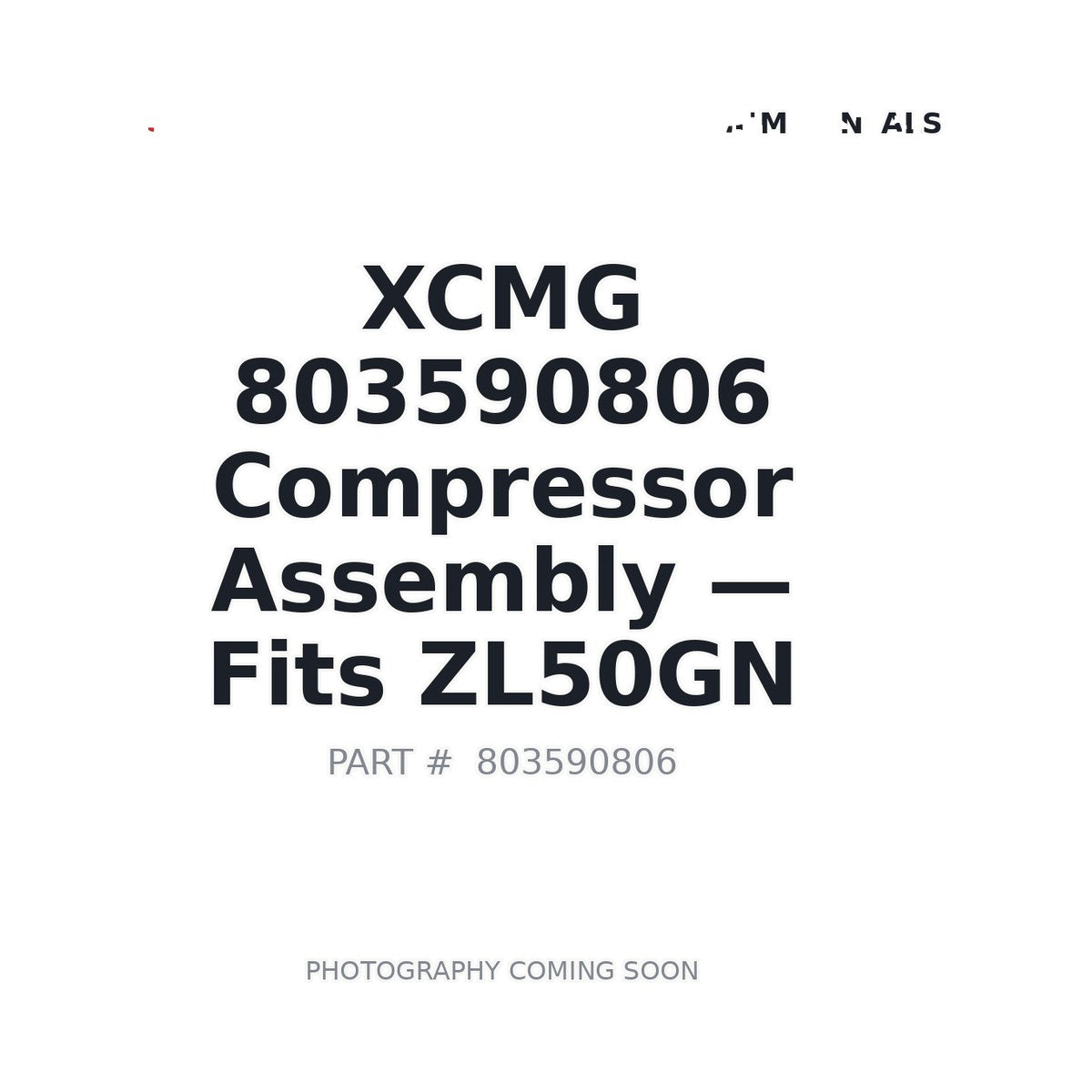 803590806 XCMG Air Conditioning Compressors