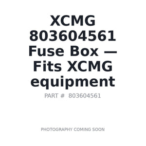 XCMG 803604561 Electrical Components | Stocked in BC, Ships Canada-Wide