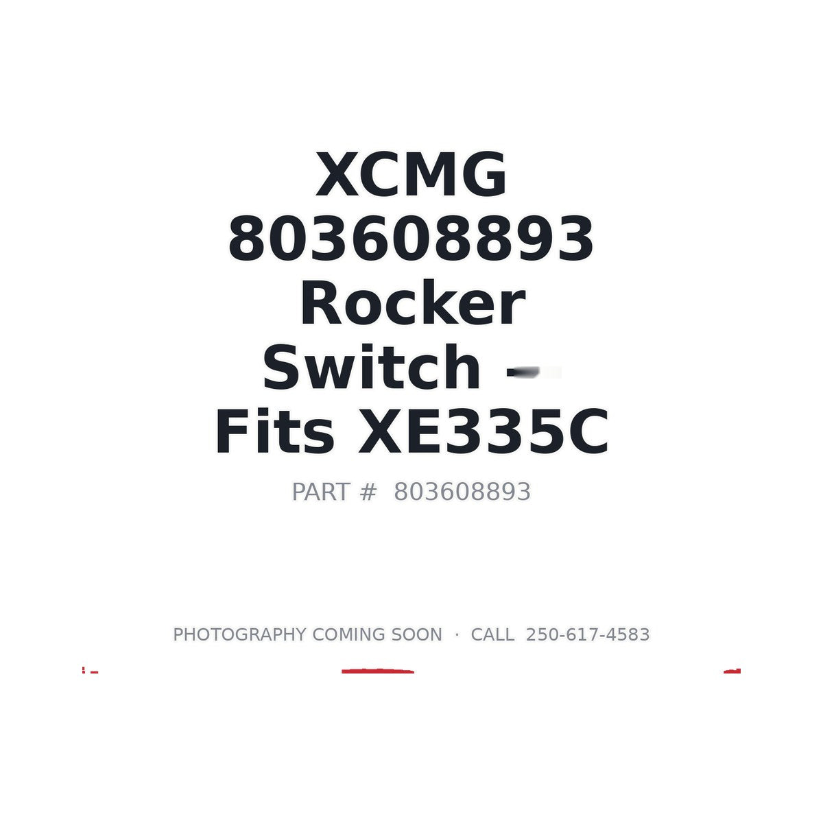 803608893 XCMG Electrical Switches