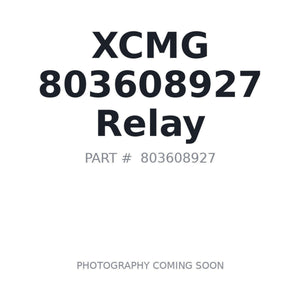 XCMG 803608927 Relay | Stocked in BC, Ships Canada-Wide