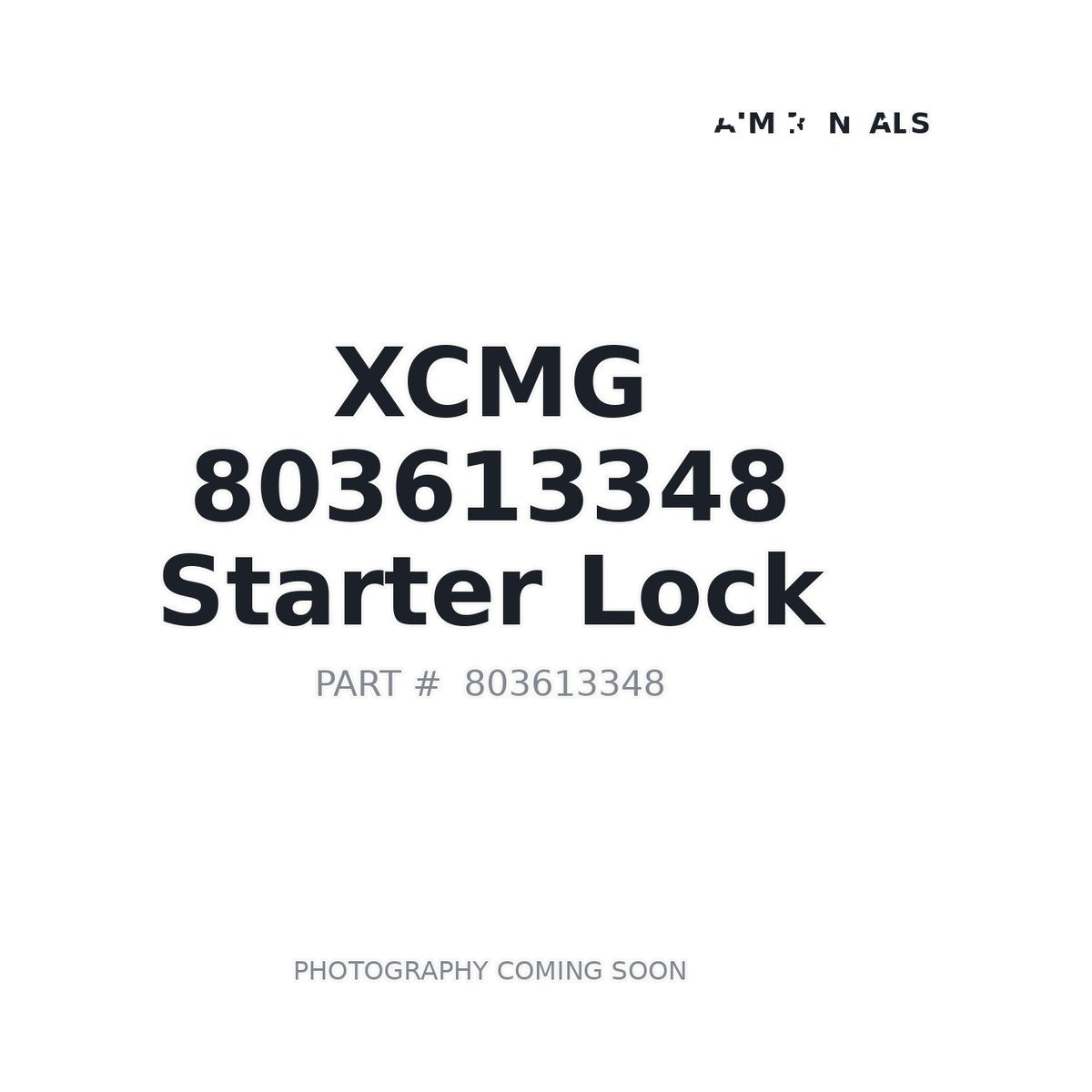 803613348 XCMG Starter Lock