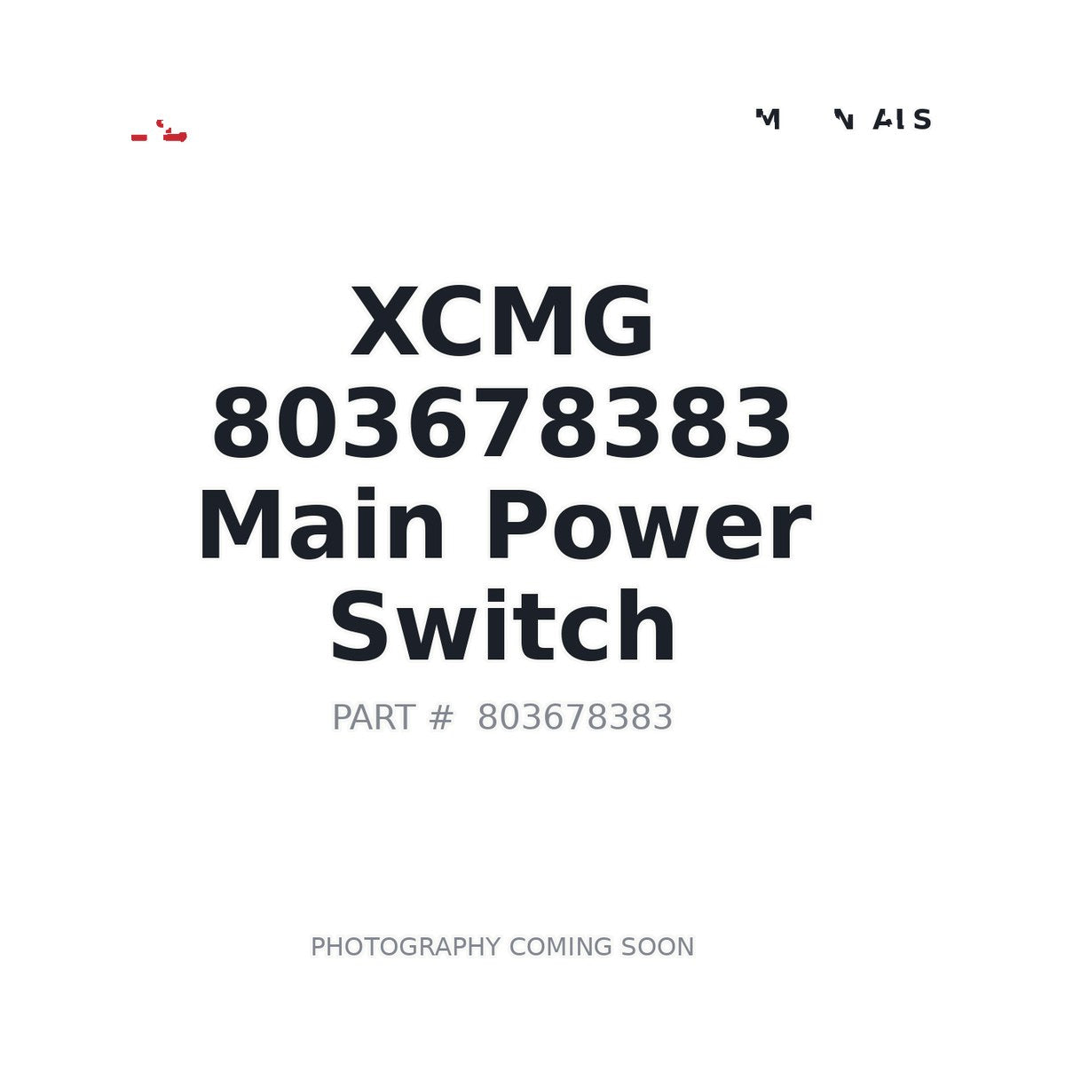 803678383 XCMG Switch