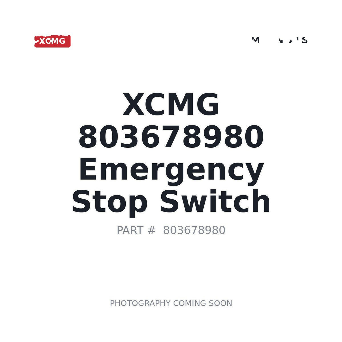 803678980 XCMG Sensor
