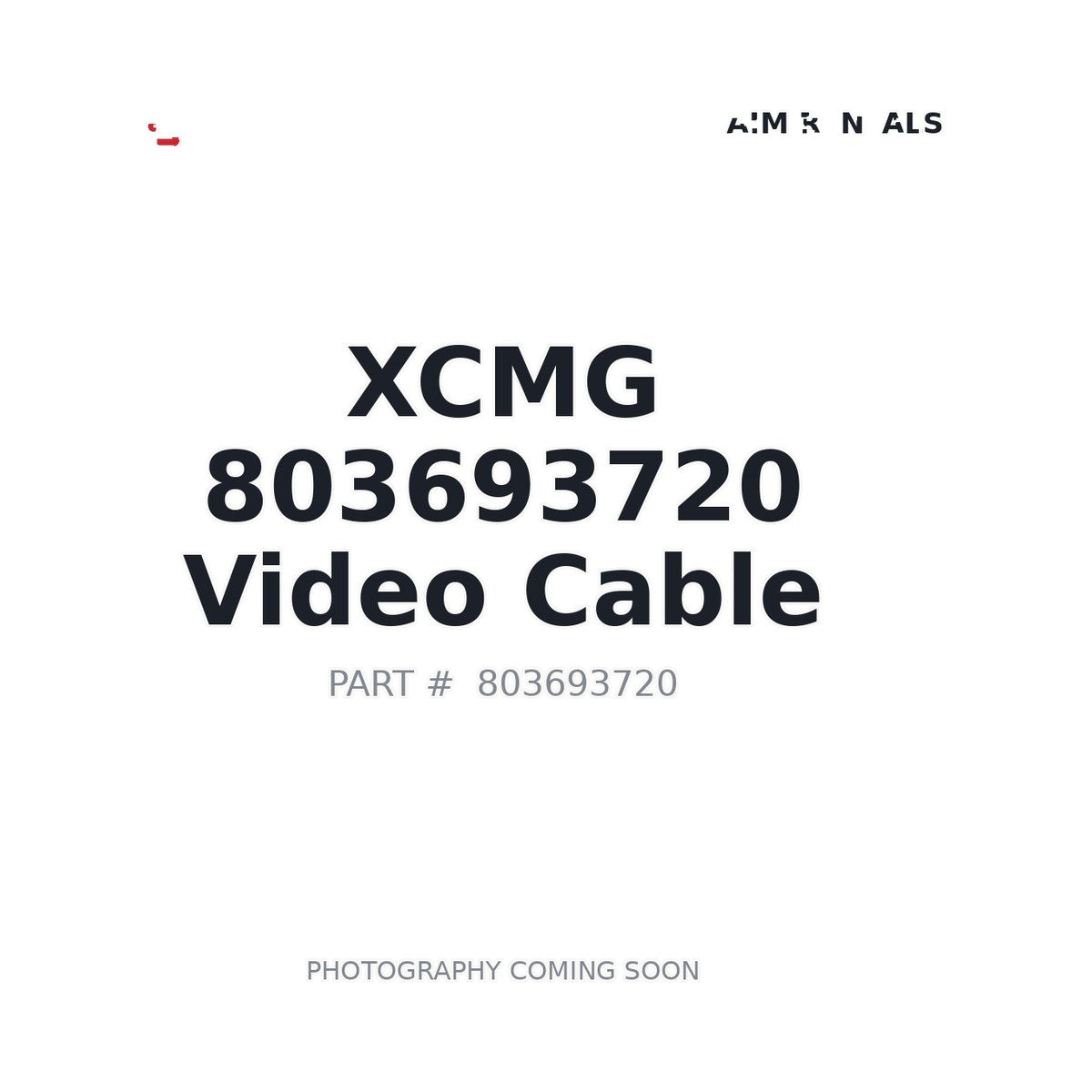 803693720 XCMG Video Cable