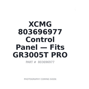 XCMG 803696977 Electrical Panels | Fits XCMG GR3005T | Stocked in BC, Ships Canada-Wide