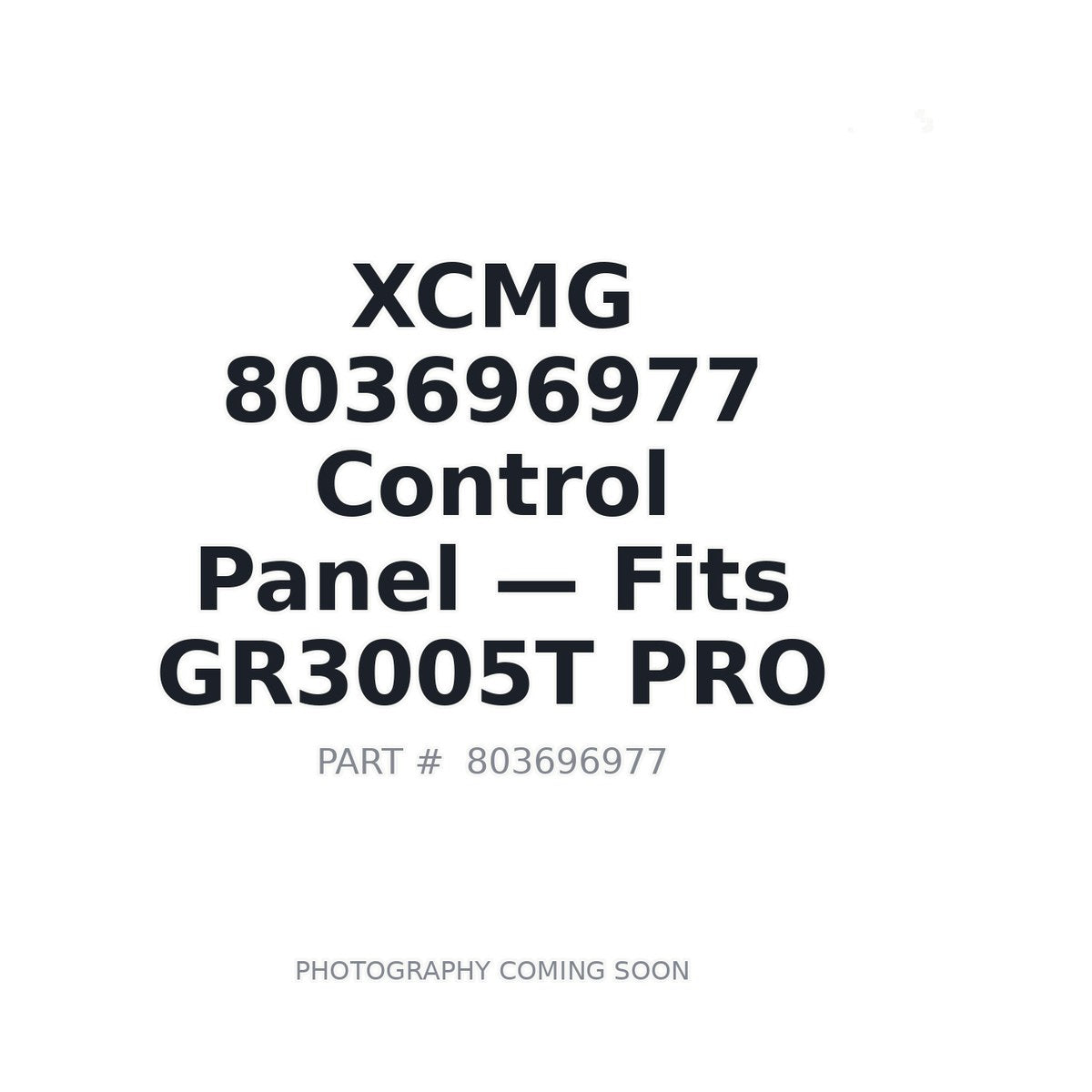 803696977 XCMG Electrical Panels