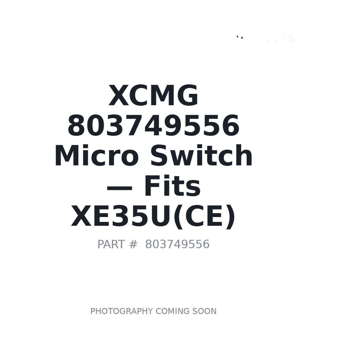 803749556 XCMG Electrical Switches