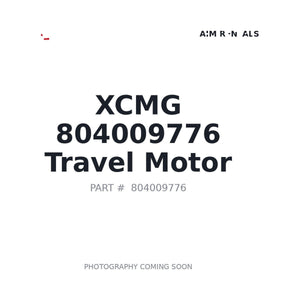 XCMG 804009776 Travel Motor | Stocked in BC, Ships Canada-Wide