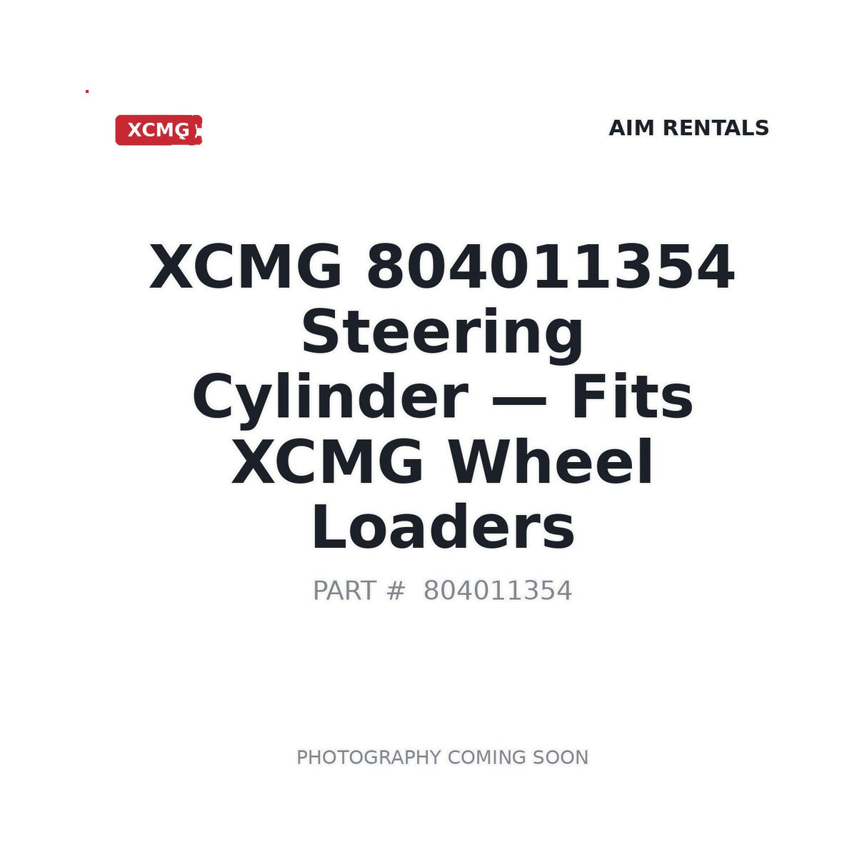 804011354 XCMG Hydraulic Cylinders