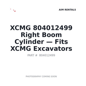 XCMG 804012499 Hydraulic Cylinders | Stocked in BC, Ships Canada-Wide