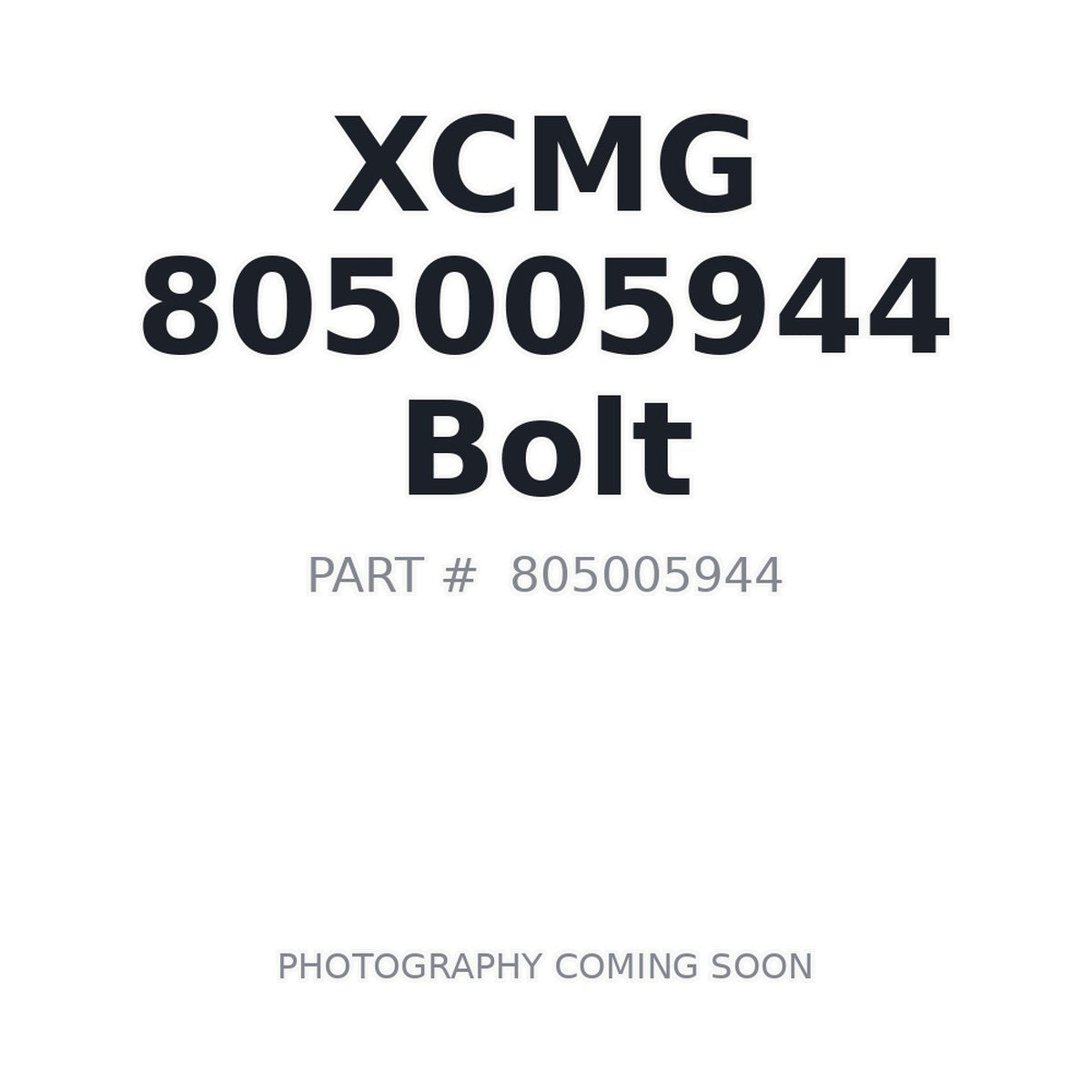 805005944 XCMG Bolt