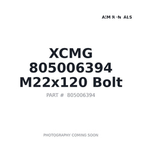 XCMG 805006394 Bolt | Stocked in BC, Ships Canada-Wide