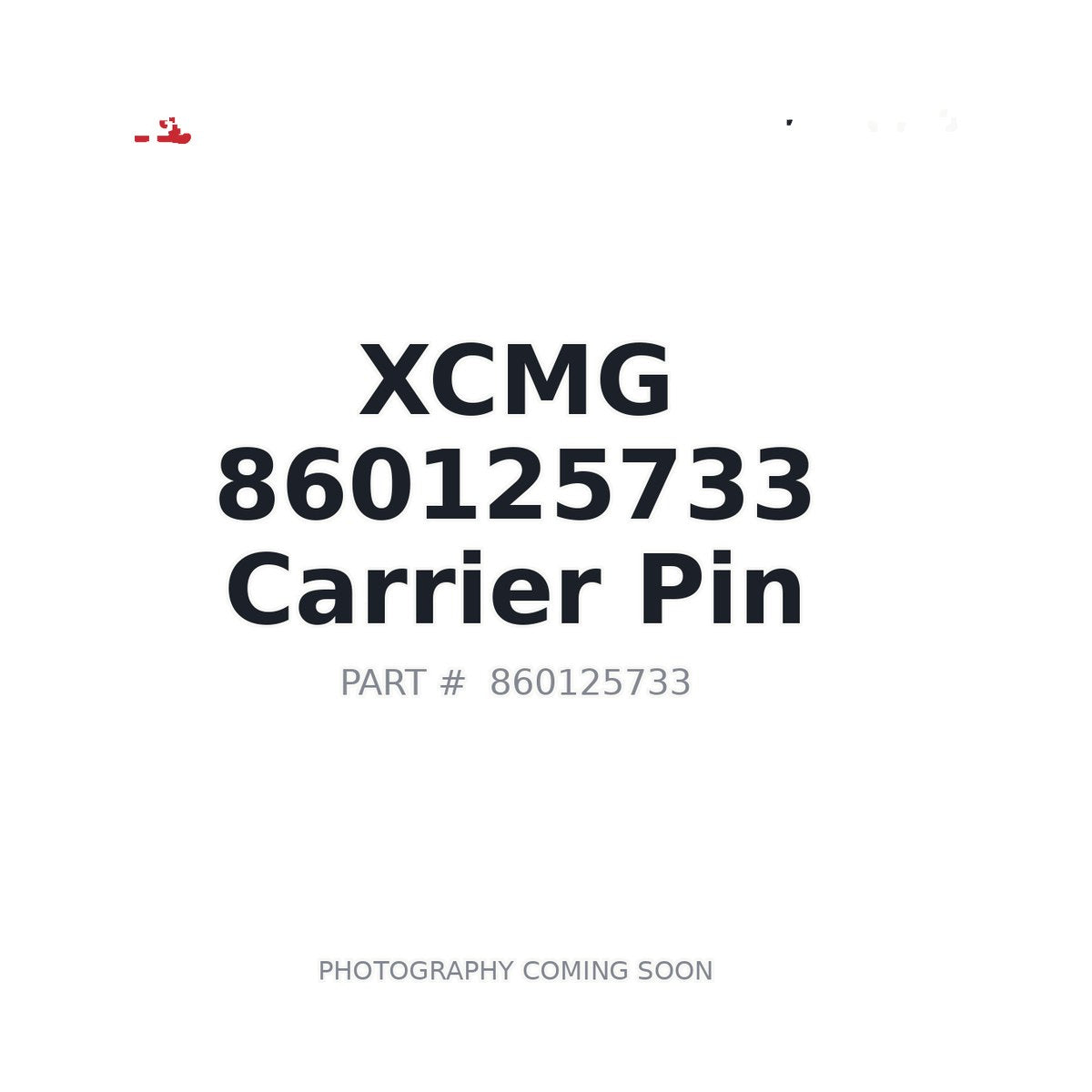 860125733 XCMG Carrier Pin