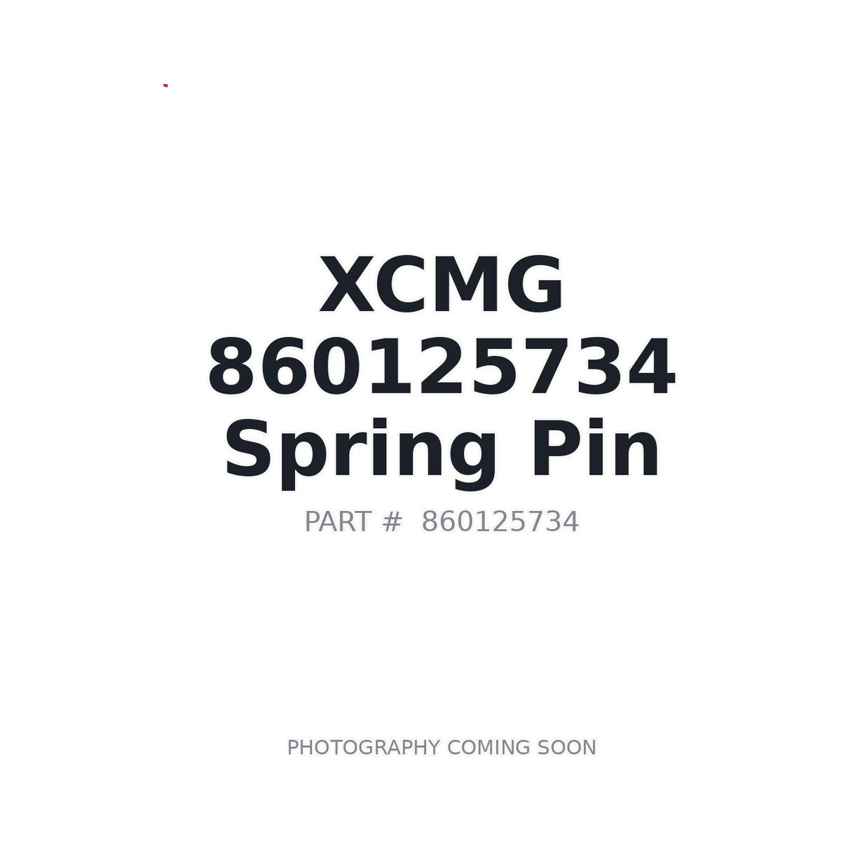 860125734 XCMG Pin