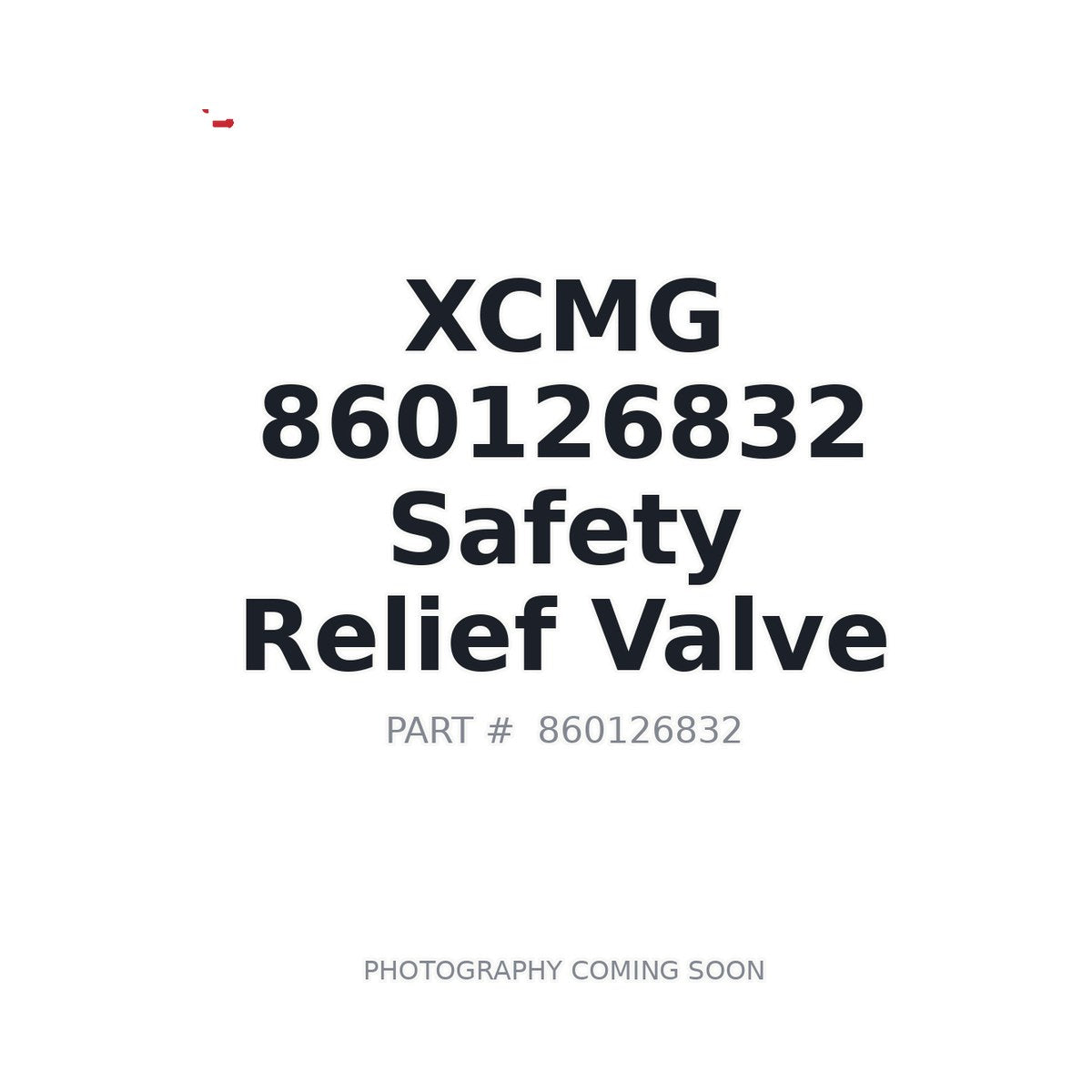 860126832 XCMG Relief Valve