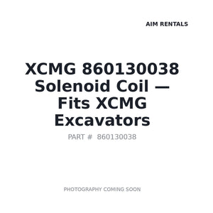 XCMG 860130038 Electrical Parts | Stocked in BC, Ships Canada-Wide