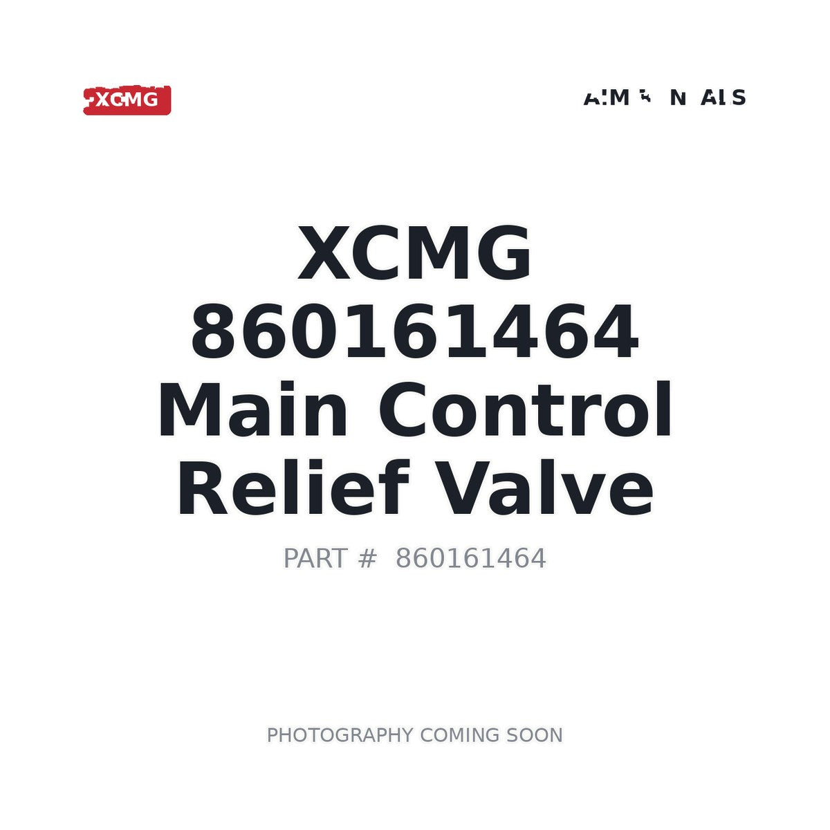 860161464 XCMG Relief Valve