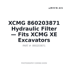 XCMG 860203871 Filters | Stocked in BC, Ships Canada-Wide