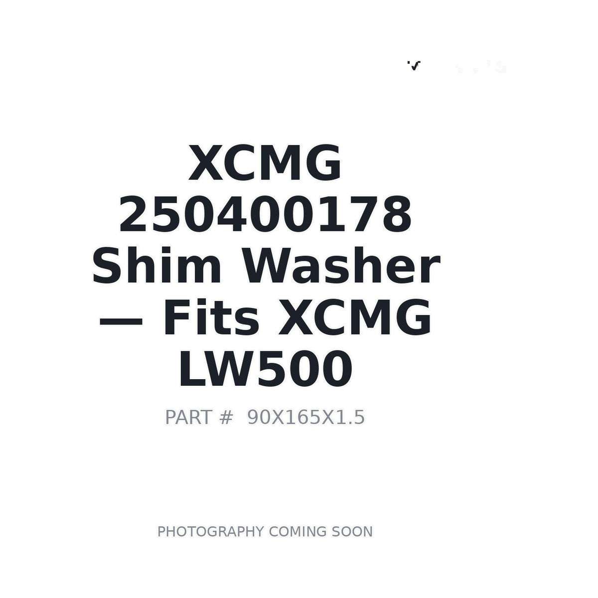 250400178 XCMG Shims