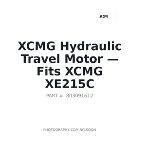 XCMG XE215C Hydraulic Travel Motor | Fits XCMG XE215C | Stocked in BC, Ships Canada-Wide