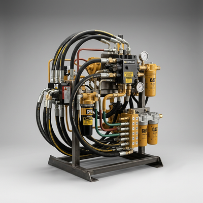 Construction equipment hydraulic plumbing Parts
