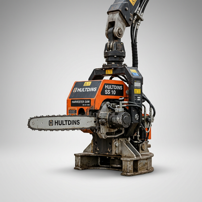 Harvester saw systems using 3 Parts