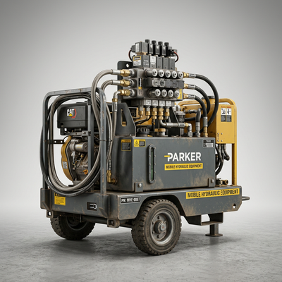 mobile hydraulic equipment with Parker BV06 valve banks Parts