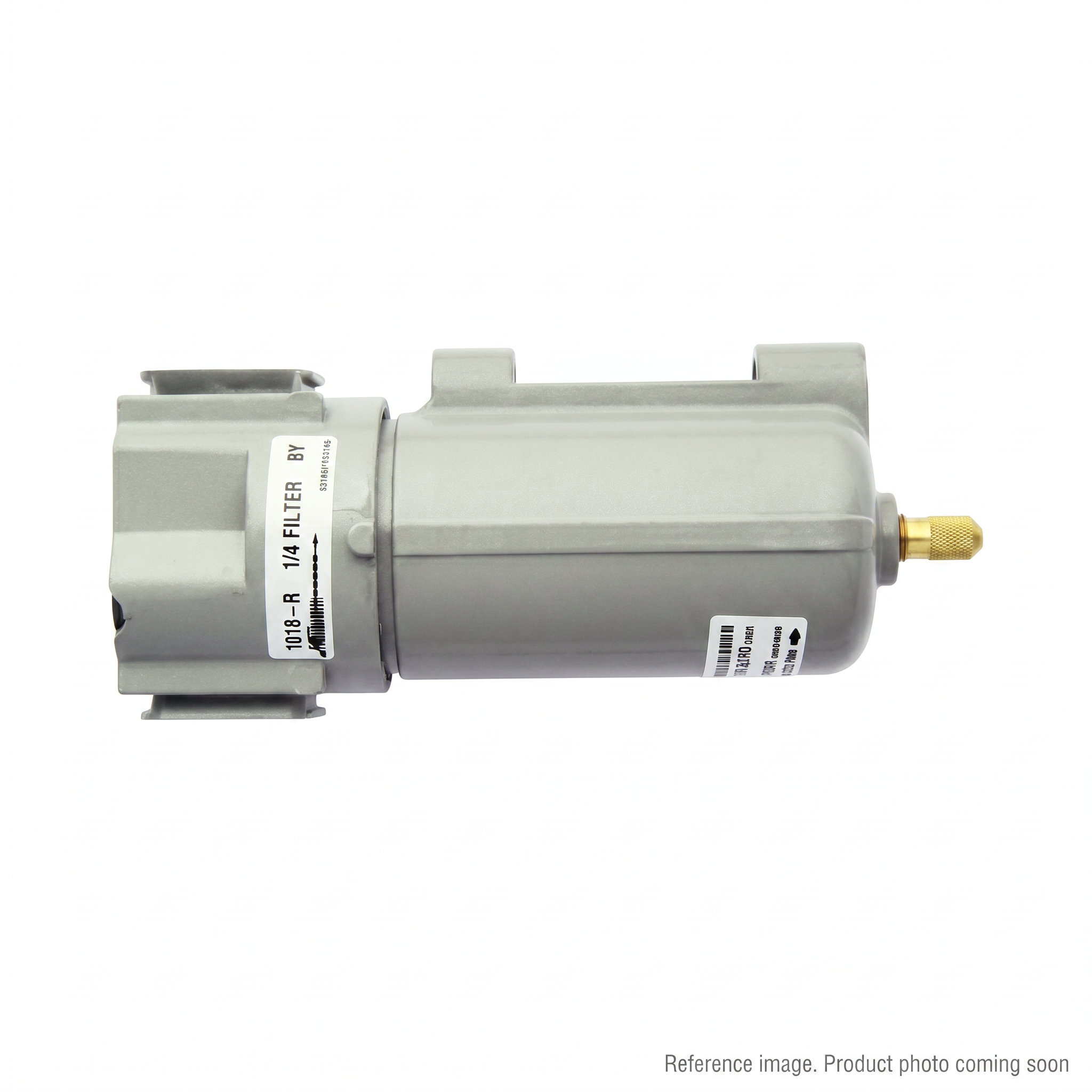 Milton 1018H8NIL 1/4 inch NPT Metal Filter Bowl front product photo | stocked in BC, ships Canada-wide