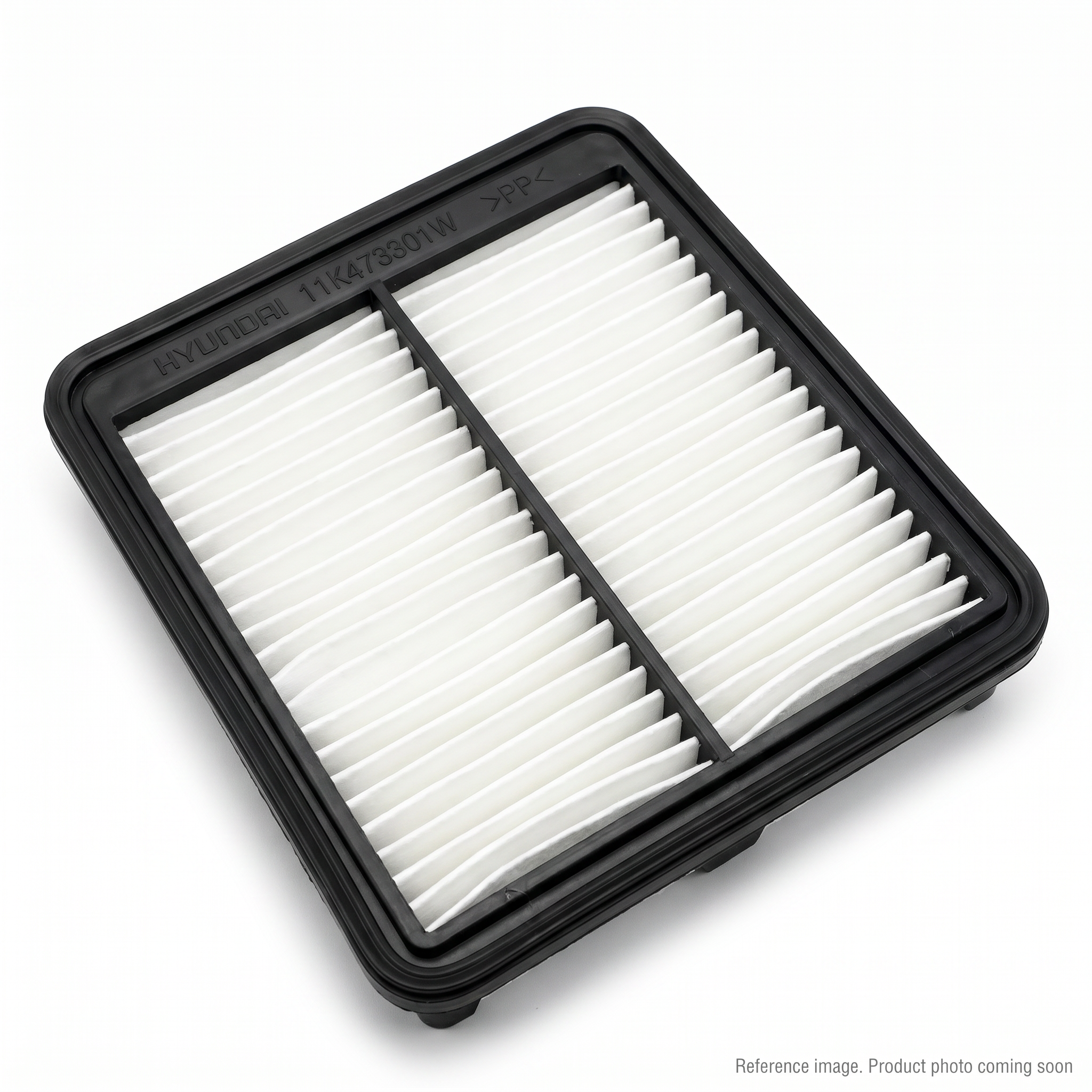 Hyundai 11K473301W Air Filter three-quarter angle product photo | stocked in BC, ships Canada-wide
