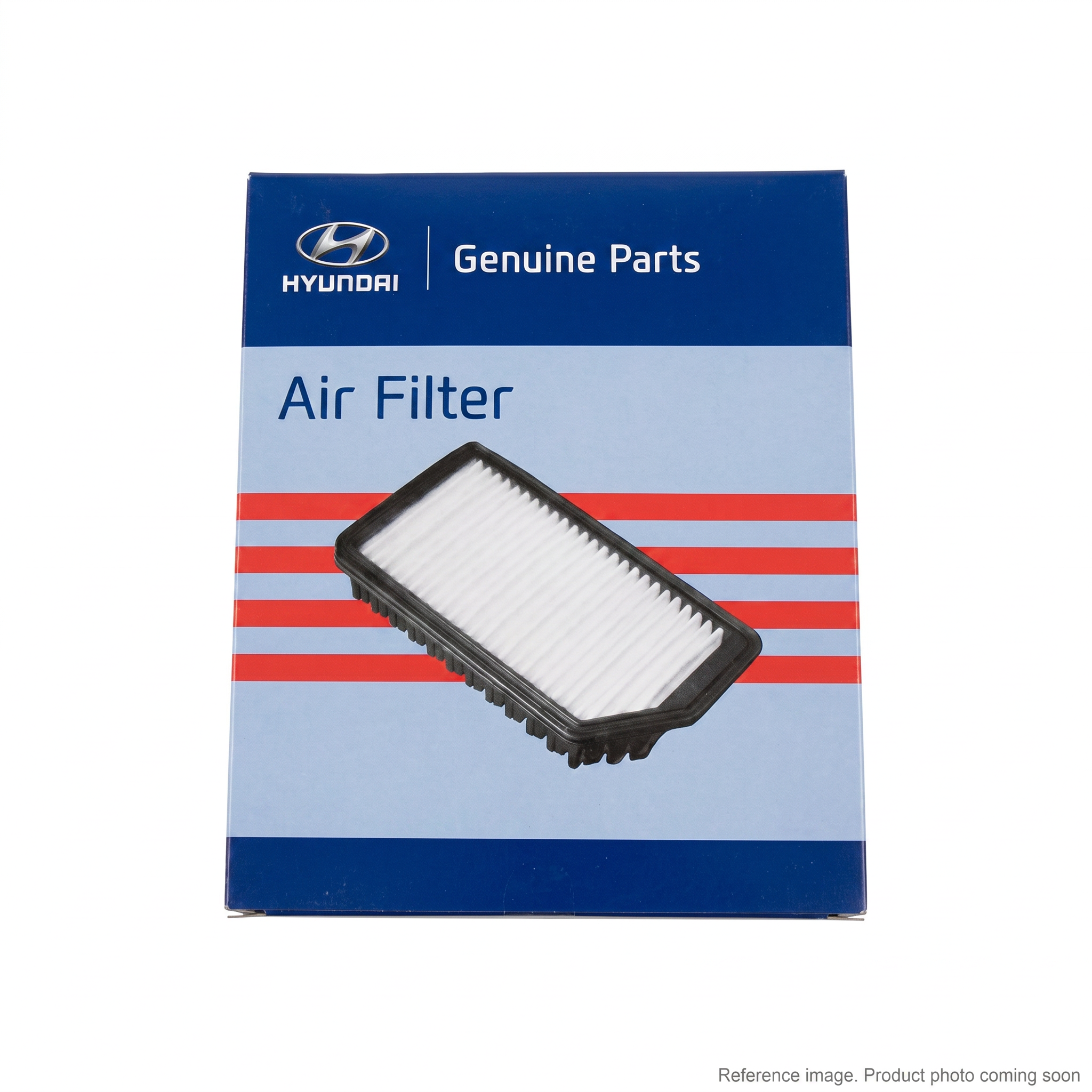 Hyundai 11N640100 Air Filter three-quarter angle product photo | stocked in BC, ships Canada-wide