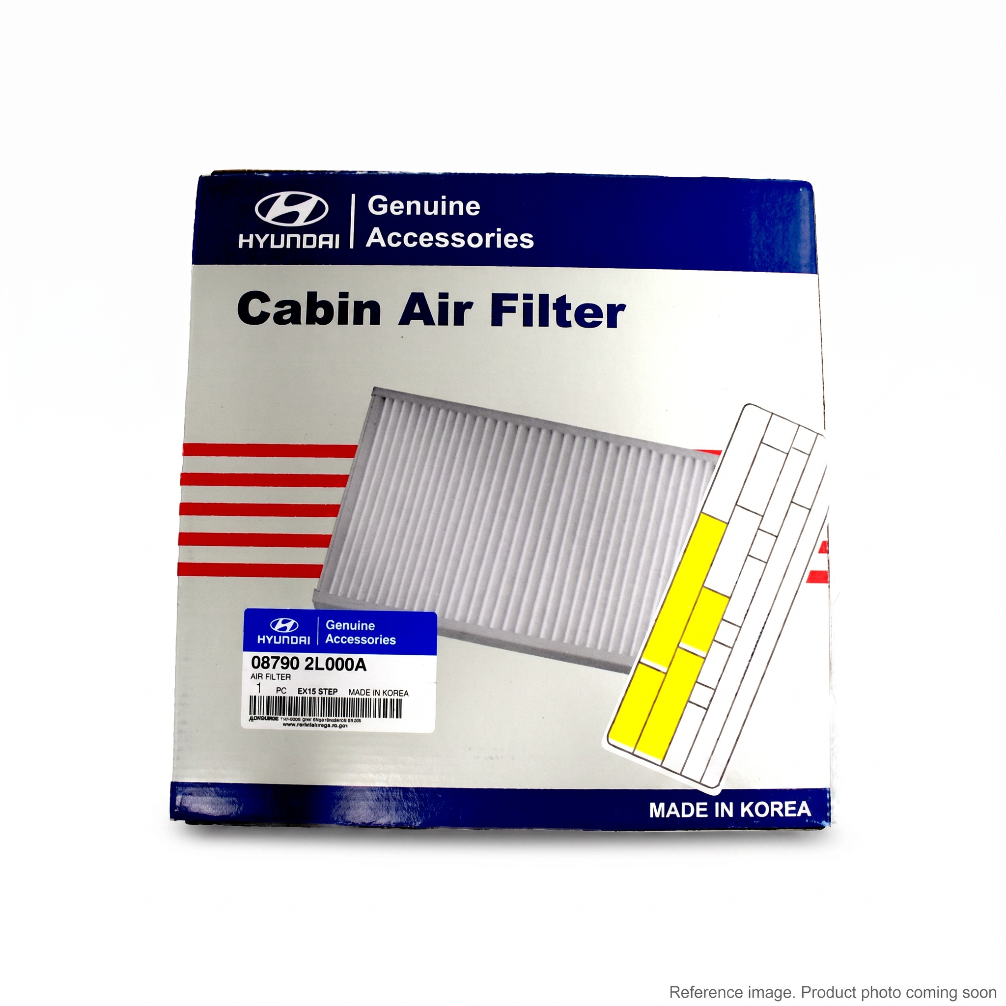 Hyundai 11Q690600 Cabin Air Filter front product photo | stocked in BC, ships Canada-wide
