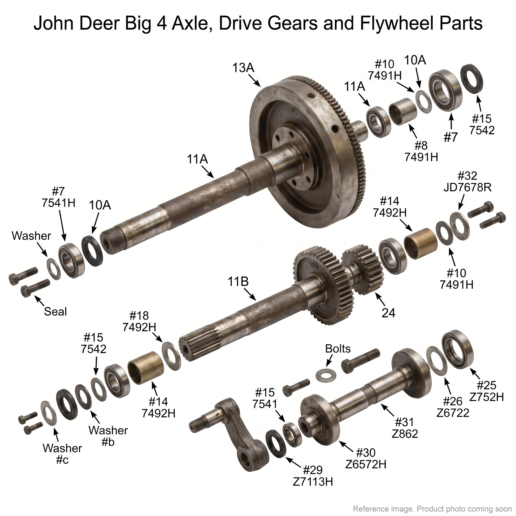 John Deere 21E30004 Driveline Parts front product photo | stocked in BC, ships Canada-wide