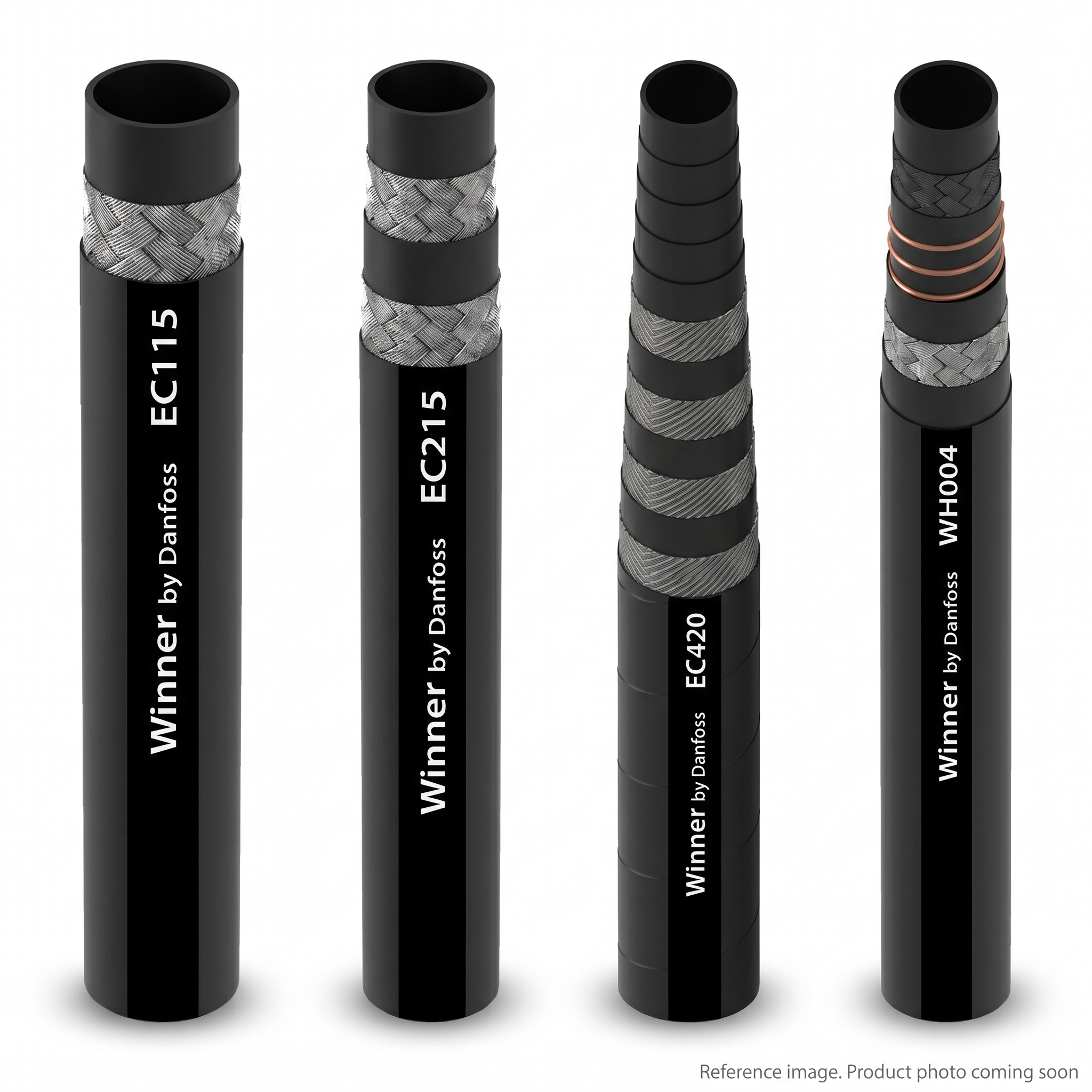 Winner Fluid 24212-10-10 Hose three-quarter angle product photo | stocked in BC, ships Canada-wide