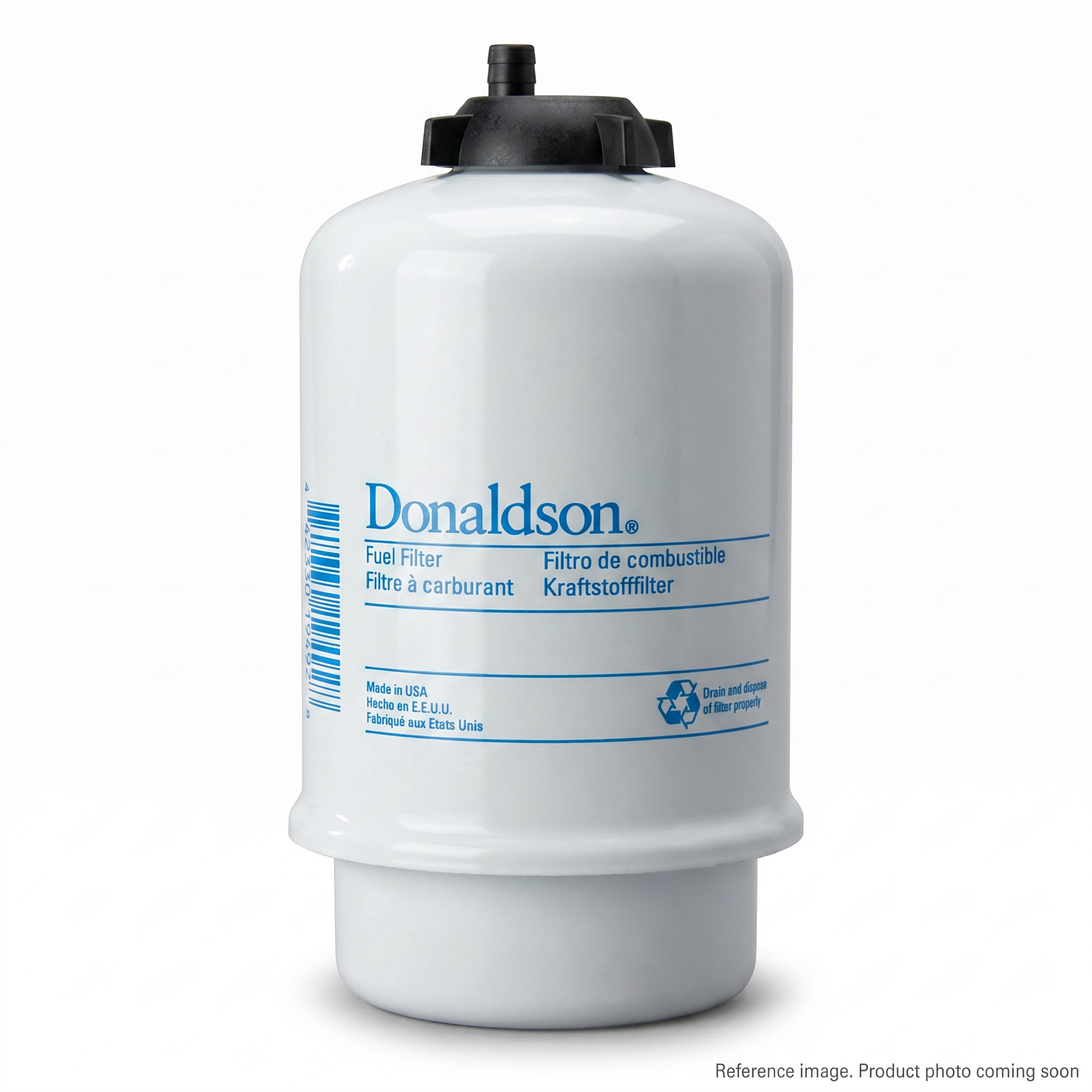 Caterpillar 2596501 Fuel Filter front product photo | stocked in BC, ships Canada-wide