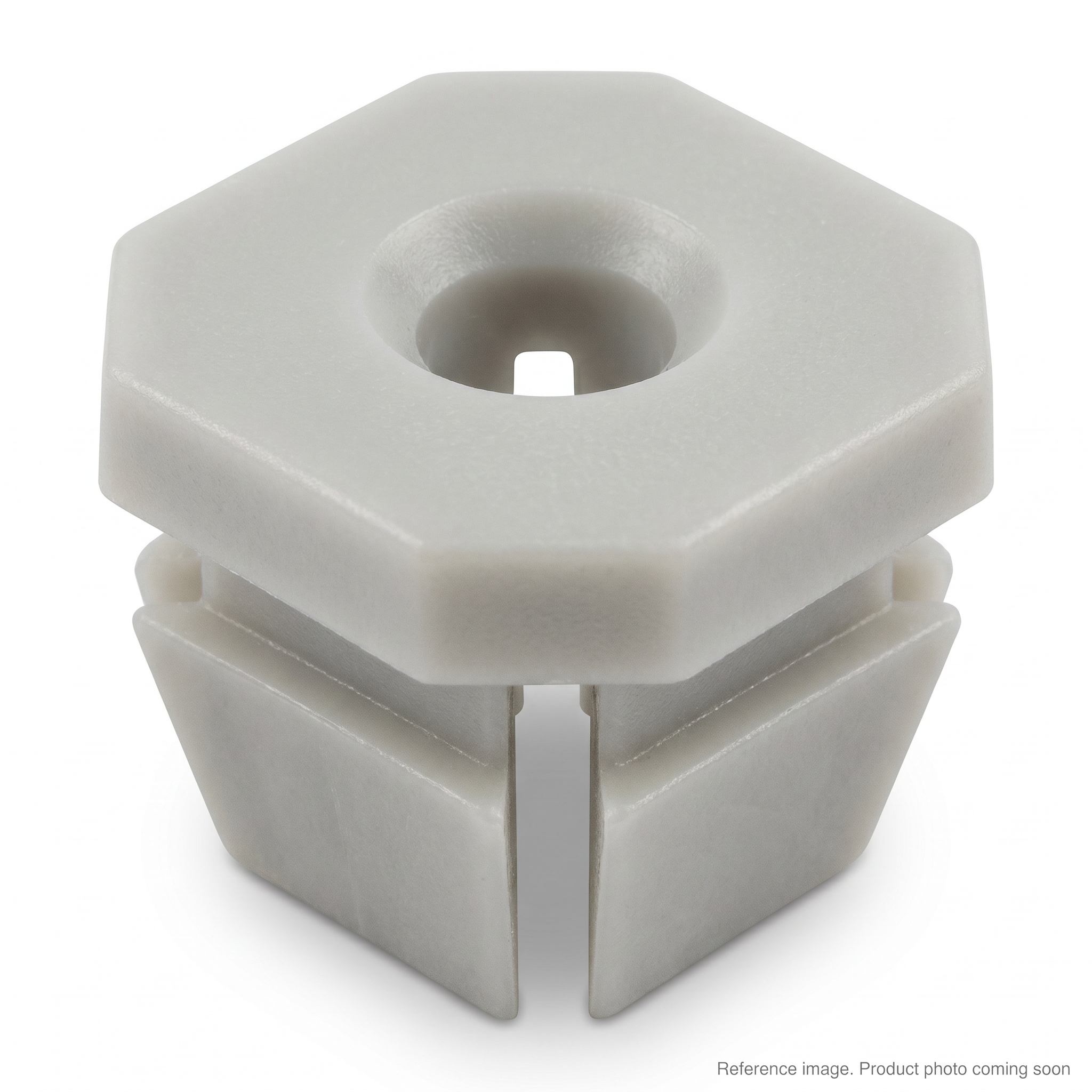 Hyundai 31YC65510 Nylon Nut three-quarter angle product photo | stocked in BC, ships Canada-wide