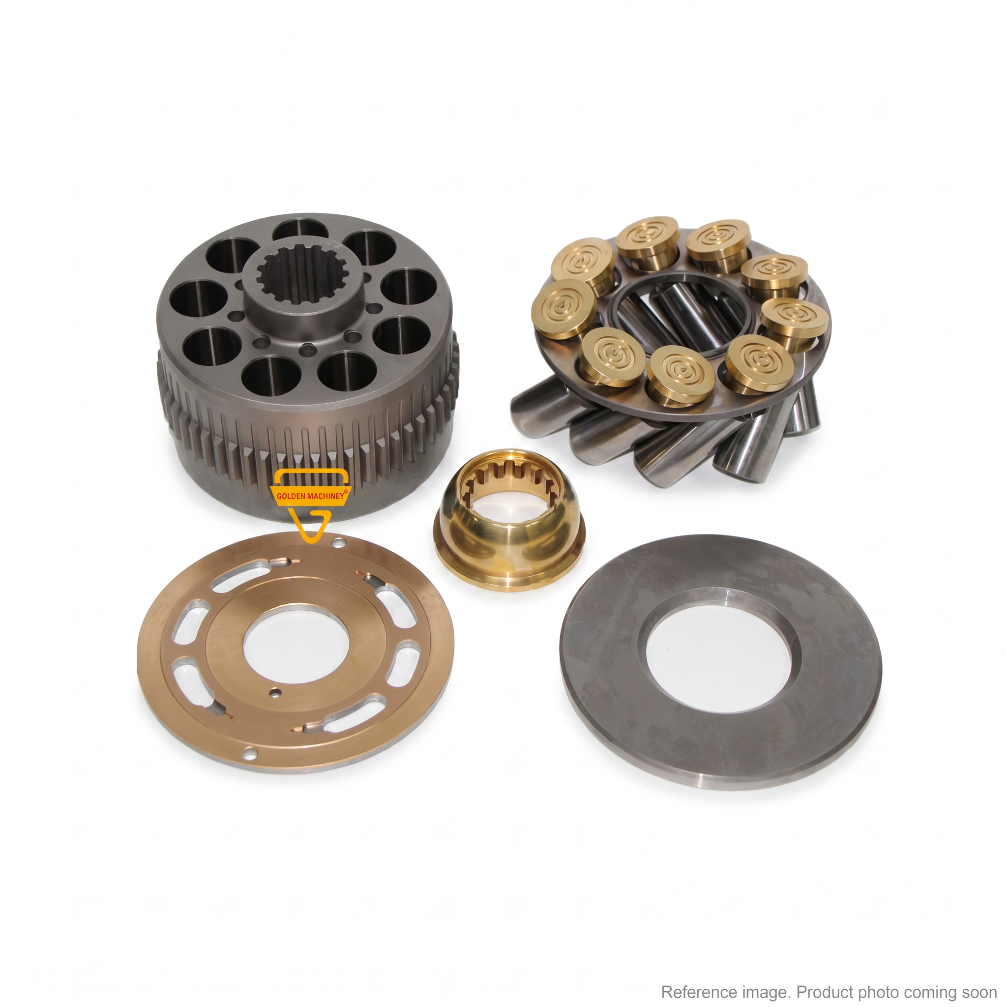 Hyundai Construction Equipment 39Q641370 Hydraulic Motor Parts alternate angle product photo | stocked in BC, ships Canada-wide