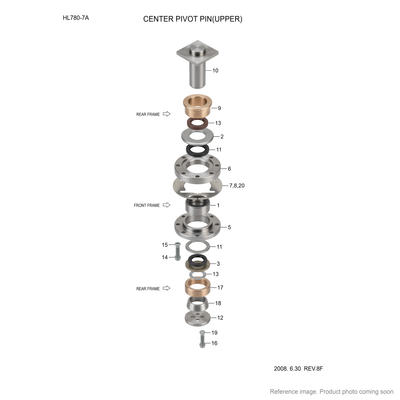 Hyundai 41L600010 Center Pivot Pin Bearing front product photo | stocked in BC, ships Canada-wide