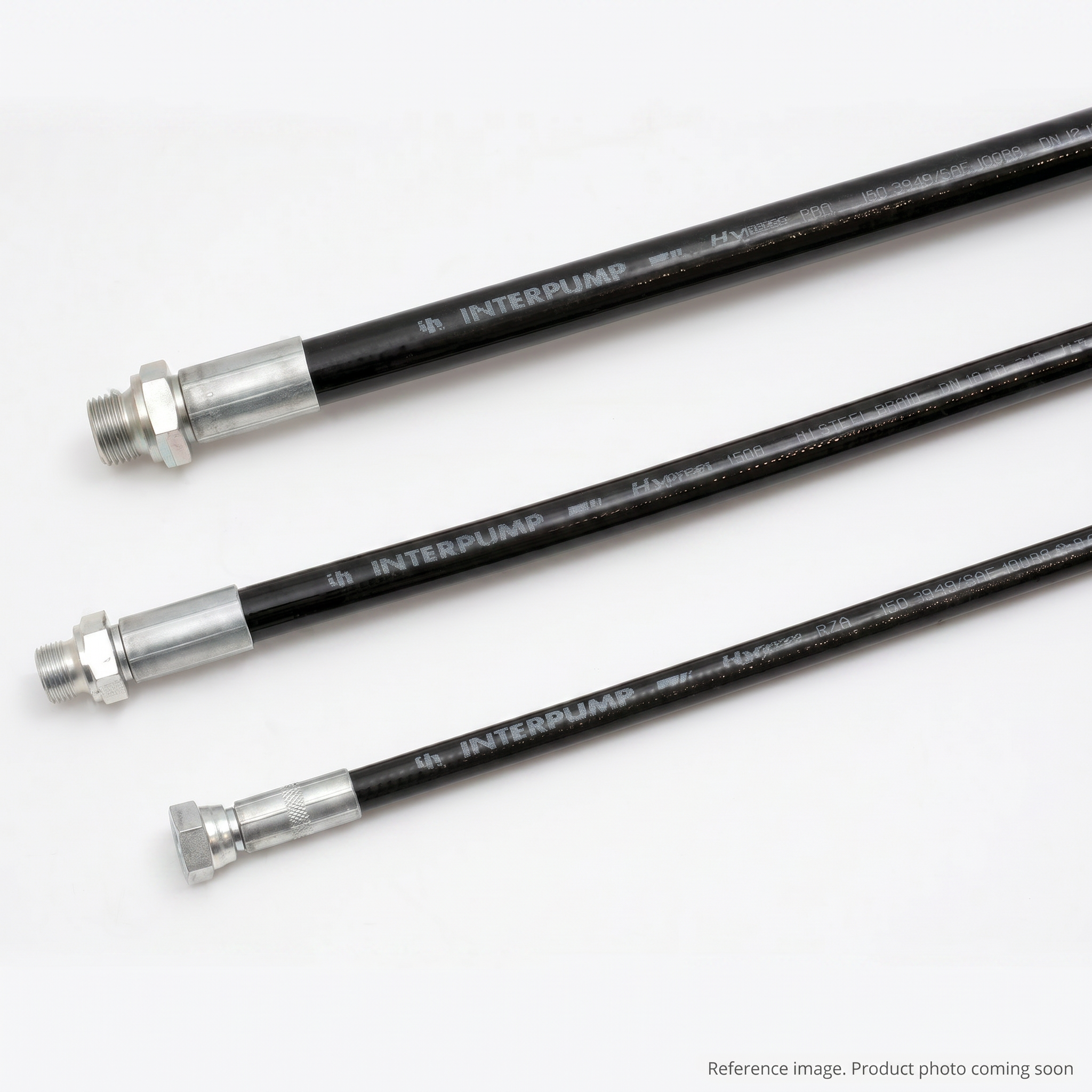 Interpump 5120-08 Hose three-quarter angle product photo | stocked in BC, ships Canada-wide