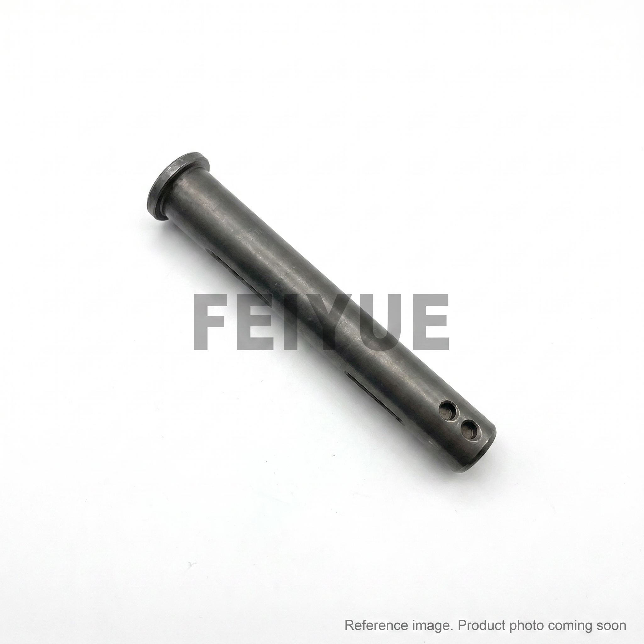 Hyundai 61E5112607 Bucket Pin three-quarter angle product photo | stocked in BC, ships Canada-wide
