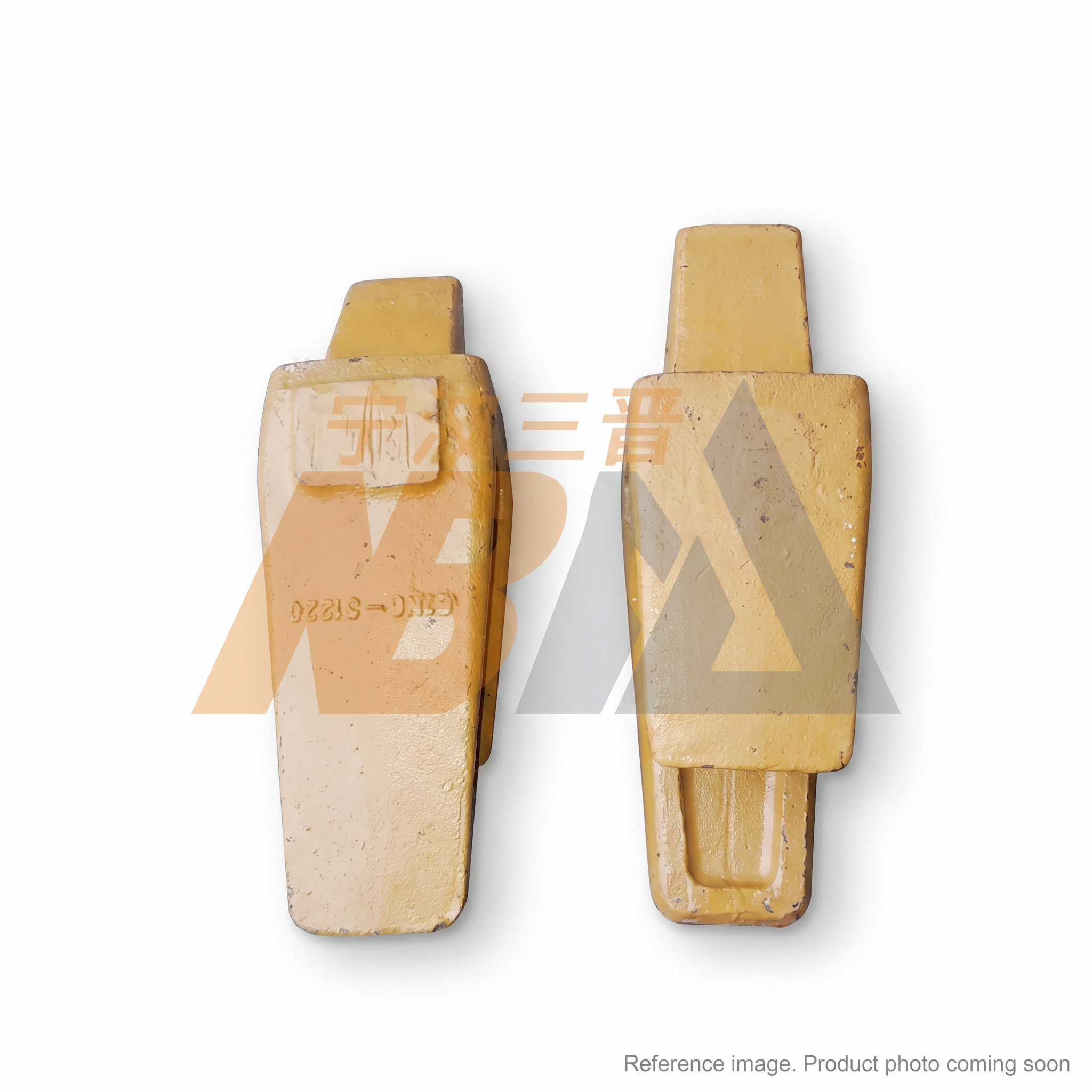 Hyundai 61L600810 Bucket Tooth Adapters three-quarter angle product photo | stocked in BC, ships Canada-wide