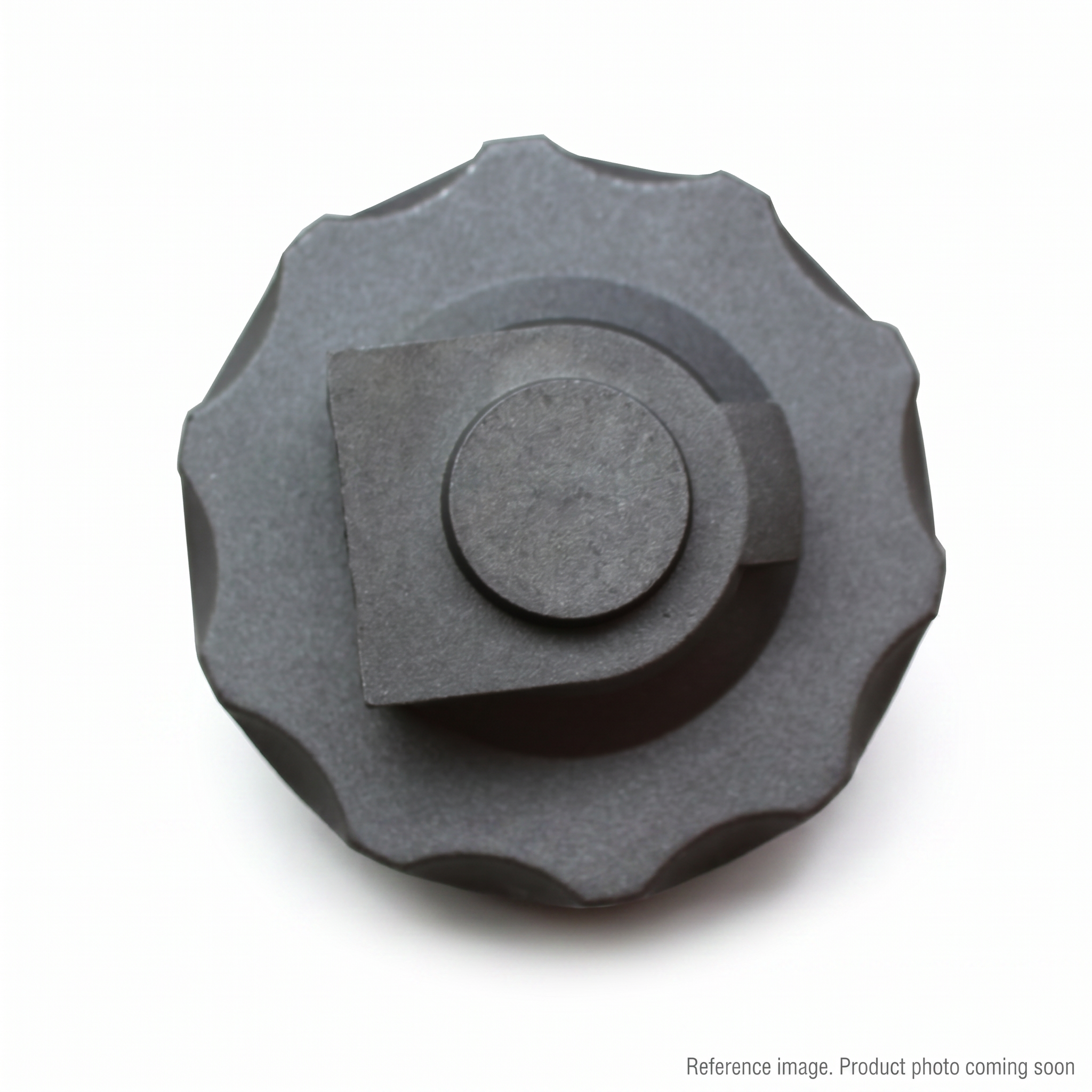 Hyundai 64L400651 Fuel Cap three-quarter angle product photo | stocked in BC, ships Canada-wide