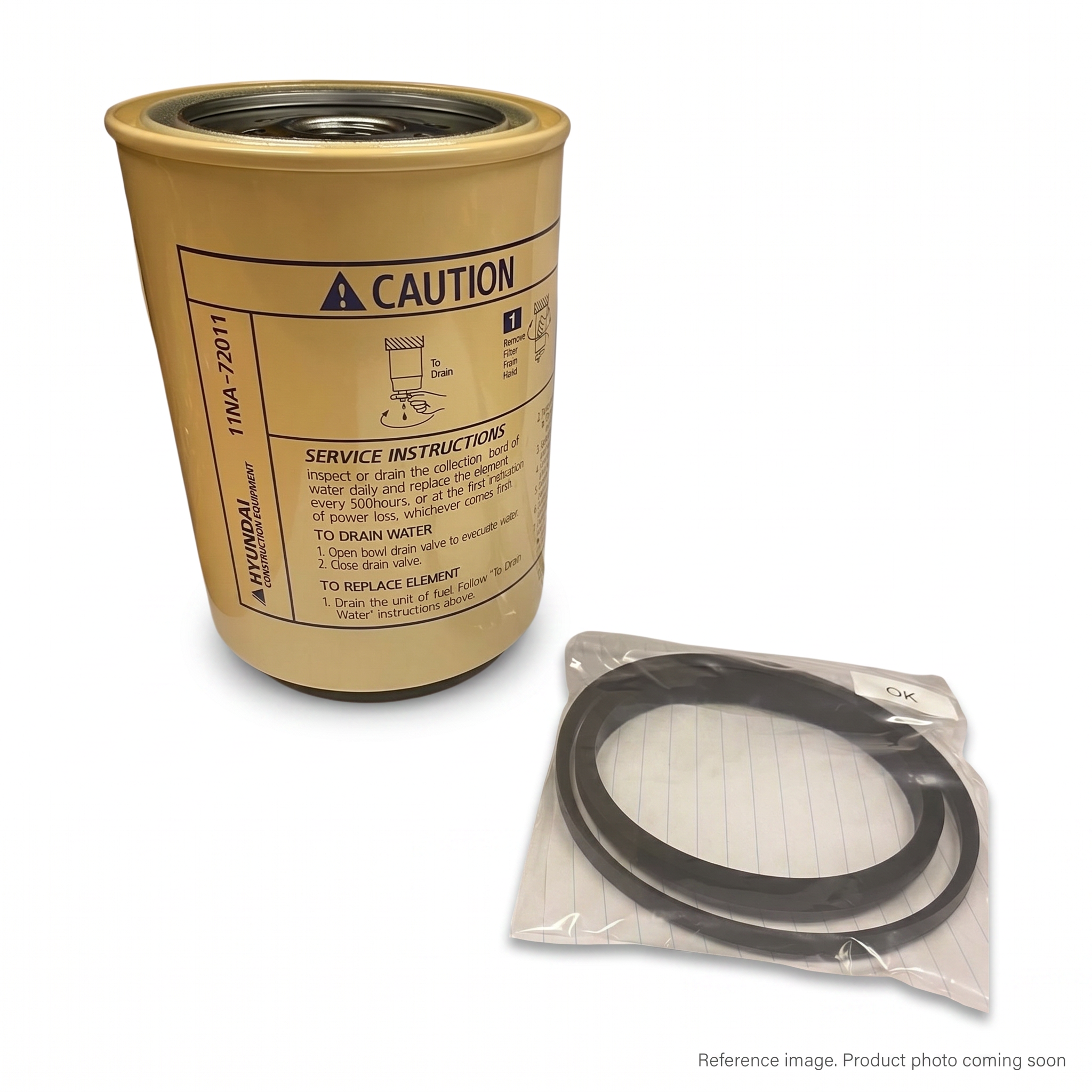 Hyundai 71L22711 Fuel Filter front product photo | stocked in BC, ships Canada-wide