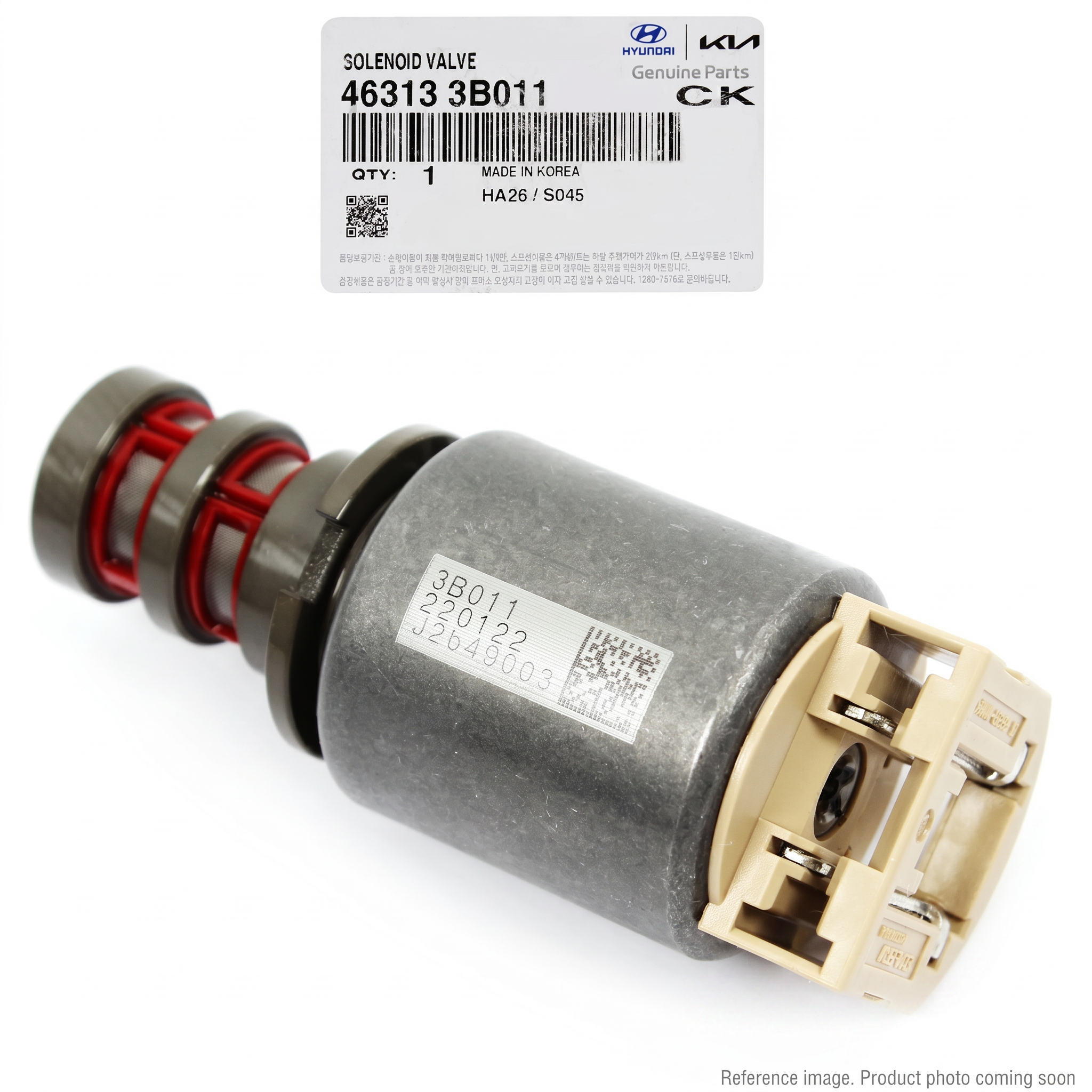 Hyundai 71Q853861 Pilot Valve front product photo | stocked in BC, ships Canada-wide