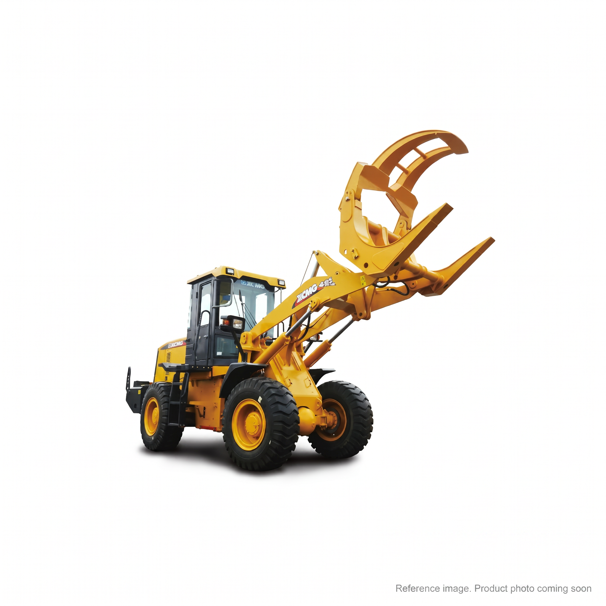 XCMG 800159728 Clamp three-quarter angle product photo | stocked in BC, ships Canada-wide