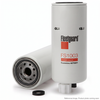 Fleetguard 800173433 Fuel filter front product photo | stocked in BC, ships Canada-wide