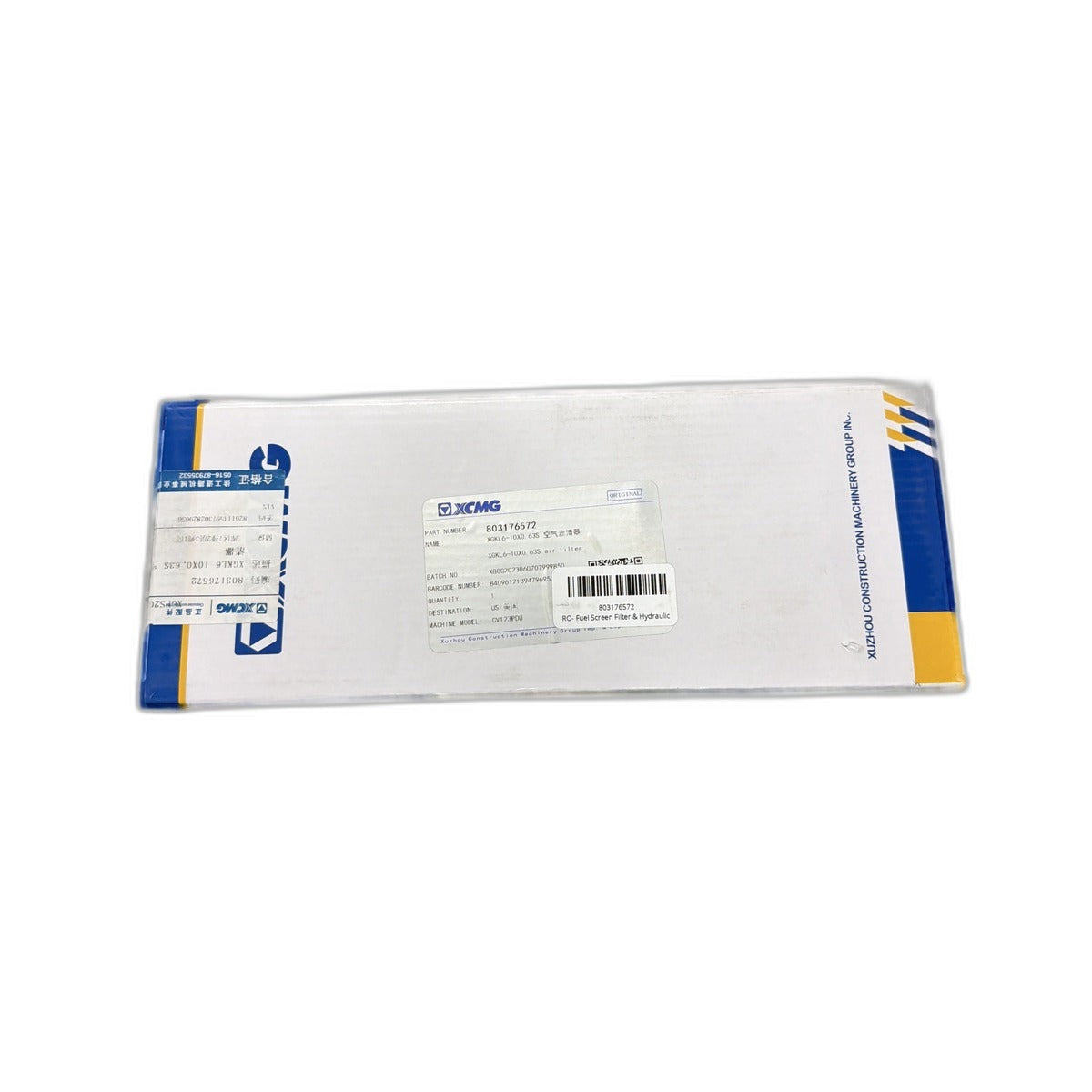 803176572 XCMG Air Filters - Fits XCMG CV123PDU