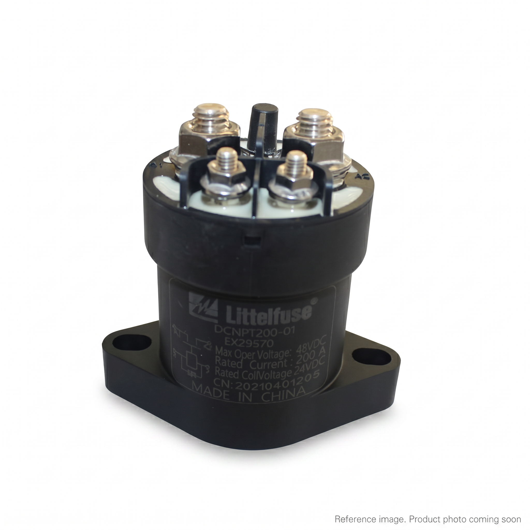 XCMG 803611282 Electrical Relays three-quarter angle product photo | stocked in BC, ships Canada-wide