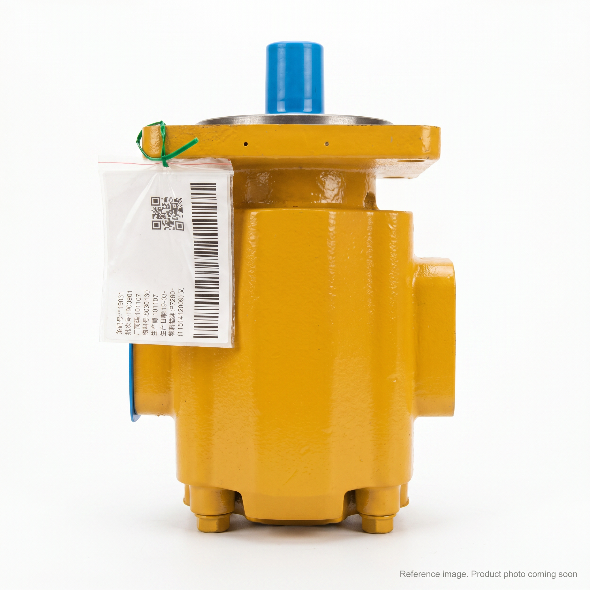 XCMG 804023308 Pump three-quarter angle product photo | stocked in BC, ships Canada-wide